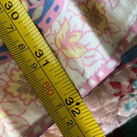 Black Rainn Floral Bohemian Mini Dress or Tunic Sz Large NWT - Picture 6 of 11